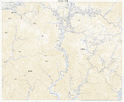 523453 千草（ちくさ Chikusa）, 地形図