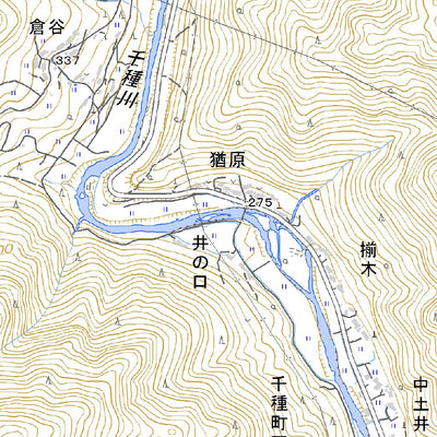 523453 千草（ちくさ Chikusa）, 地形図
