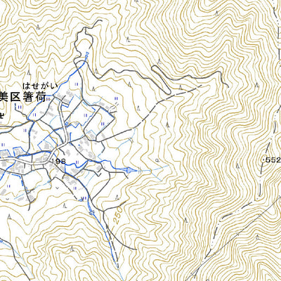 523457 丹波和田（たんばわだ Tambawada）, 地形図
