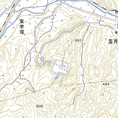 523461 大背（おおせ Ose）, 地形図