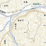 523461 大背（おおせ Ose）, 地形図
