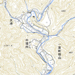 523465 神子畑（みこばた Mikobata）, 地形図