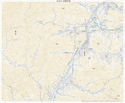 523476 但馬竹田（たじまたけだ Tajimatakeda）, 地形図