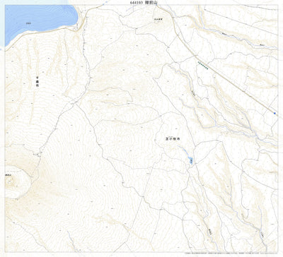644103 樽前山（たるまえさん Tarumaesan）, 地形図