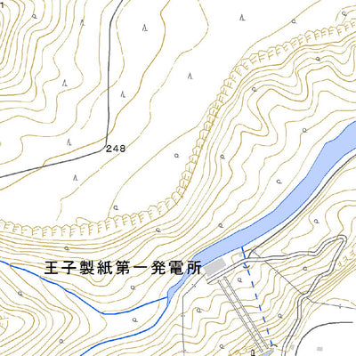 644113 支笏湖温泉（しこつこおんせん Shikotsukonsen）, 地形図
