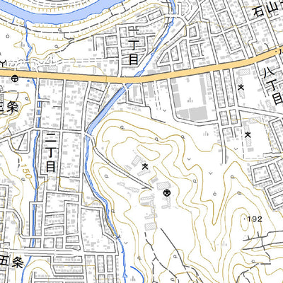 644132 石山（いしやま Ishiyama）, 地形図