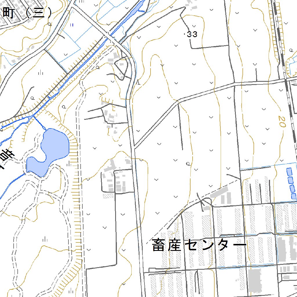 644134 石狩広島（いしかりひろしま Ishikarihiroshima）, 地形図 Map