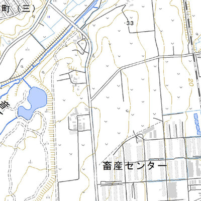 644134 石狩広島（いしかりひろしま Ishikarihiroshima）, 地形図