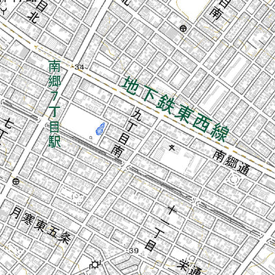 644143 札幌東部（さっぽろとうぶ Sapporotobu）, 地形図