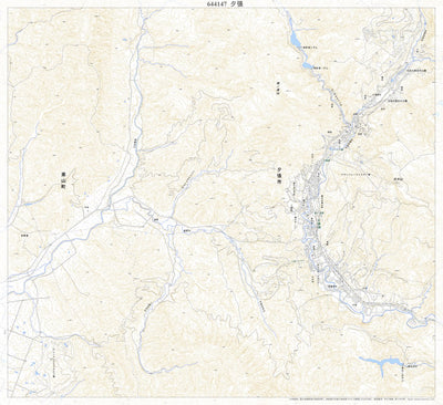 644147 夕張（ゆうばり Yubari）, 地形図