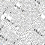 644152 札幌北部（さっぽろほくぶ Sapporohokubu）, 地形図