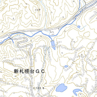644156 上志文（かみしぶん Kamishibun）, 地形図