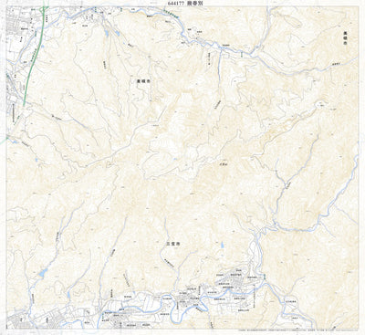644177 幾春別（いくしゅんべつ Ikushumbetsu）, 地形図