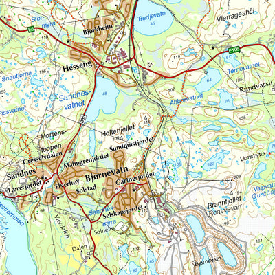 Norway 1:50k Map 53