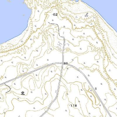 374112 硫黄島（いおうじま Iojima）, 地形図