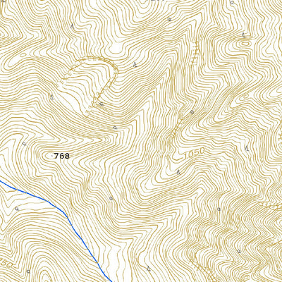 453043 永田岳（ながただけ Nagatadake）, 地形図