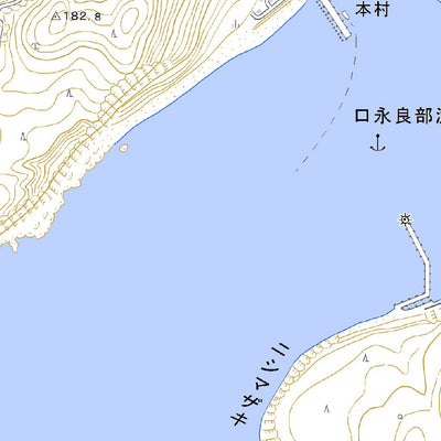 453051 口永良部島（くちのえらぶじま Kuchinoerabujima）, 地形図