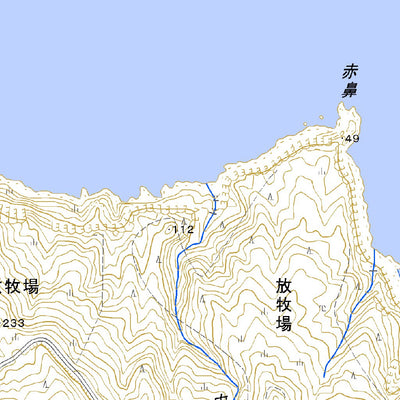 462927 薩摩黒島（さつまくろしま Satsumakuroshima）, 地形図