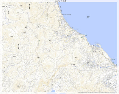 463074 今和泉（いまいずみ Imaizumi）, 地形図