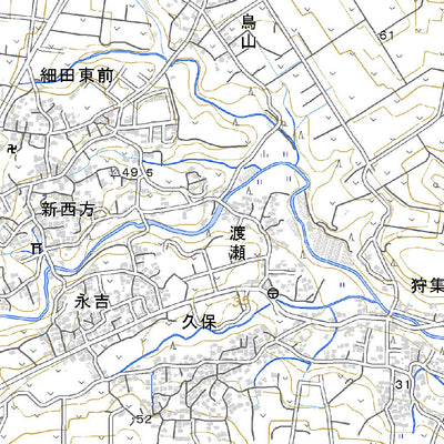 463074 今和泉（いまいずみ Imaizumi）, 地形図