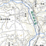 493025 植木（うえき Ueki）, 地形図