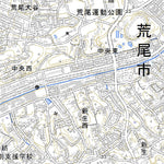 493033 荒尾（あらお Arao）, 地形図