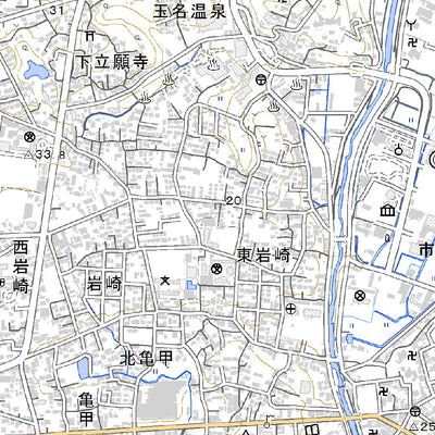 493034 玉名（たまな Tamana）, 地形図