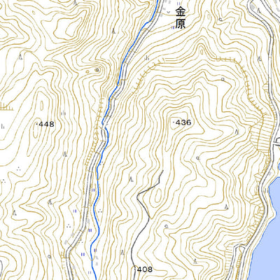 493040 古枝（ふるえだ Furueda）, 地形図