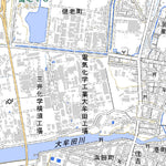493043 大牟田（おおむた Omuta）, 地形図