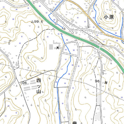 493044 関町（せきまち Sekimachi）, 地形図