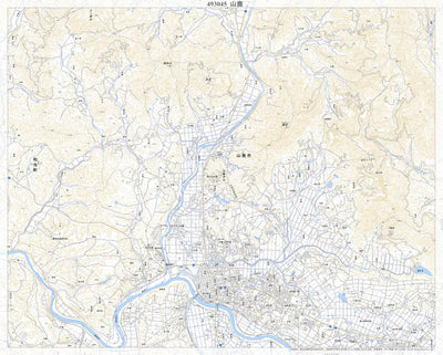 493045 山鹿（やまが Yamaga）, 地形図