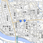 493045 山鹿（やまが Yamaga）, 地形図