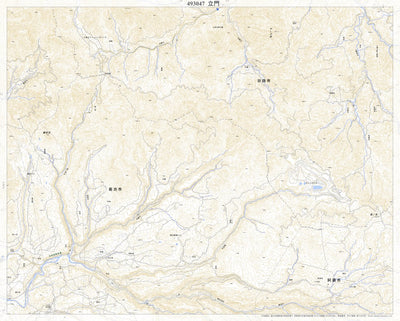 493047 立門（たてかど Tatekado）, 地形図