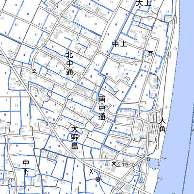 493062 佐賀南部（さがなんぶ Saganambu）, 地形図