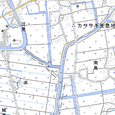 493073 久留米西部（くるめせいぶ Kurumeseibu）, 地形図