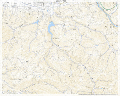 493076 千足（せんぞく Senzoku）, 地形図
