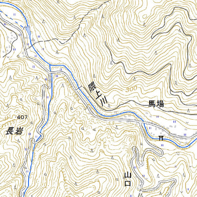 493076 千足（せんぞく Senzoku）, 地形図