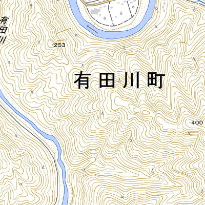 513502 金屋（かなや Kanaya）, 地形図