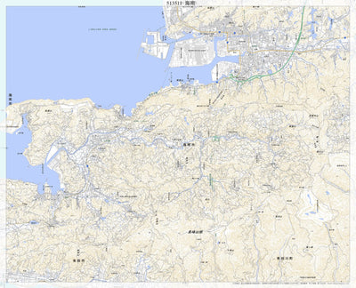 513511 海南（かいなん Kainan）, 地形図