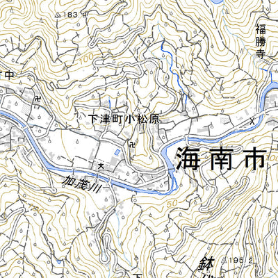 513511 海南（かいなん Kainan）, 地形図