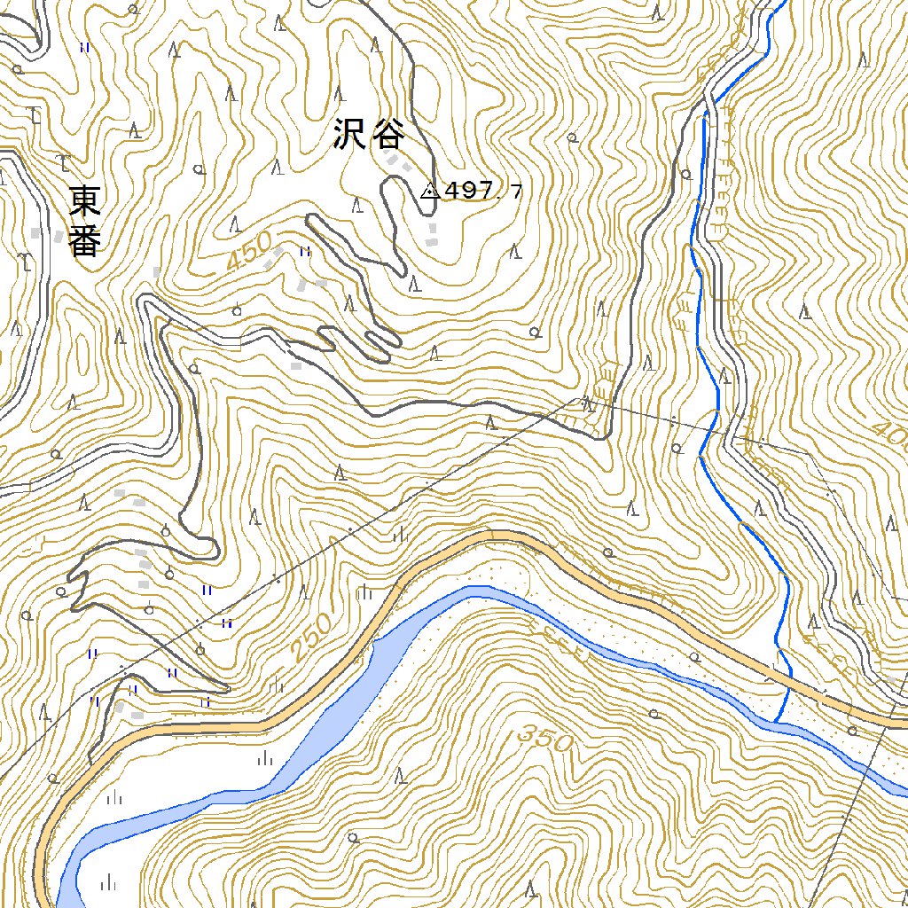 513513 田（た Ta）, 地形図 Map by Pacific Spatial Solutions, Inc