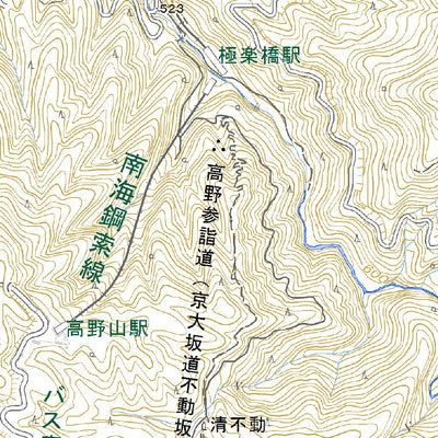 513524 高野山（こうやさん Koyasan）, 地形図