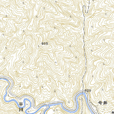 513525 猿谷貯水池（さるたにちょすいち Sarutanichosuichi）, 地形図