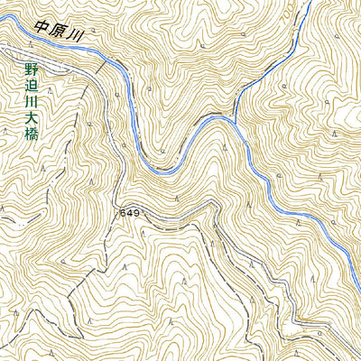 513525 猿谷貯水池（さるたにちょすいち Sarutanichosuichi）, 地形図