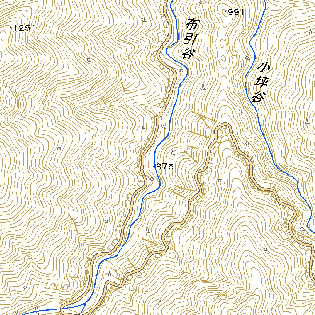 513527 弥山（みせん Misen）, 地形図 Map by Pacific Spatial