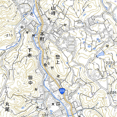 513546 吉野山（よしのやま Yoshinoyama）, 地形図