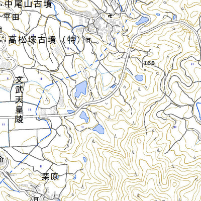 513556 畝傍山（うねびやま Unebiyama）, 地形図