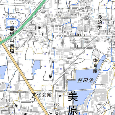 513564 古市（ふるいち Furuichi）, 地形図