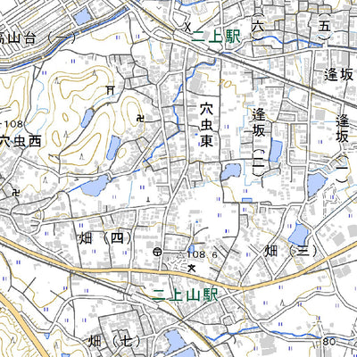 513565 大和高田（やまとたかだ Yamatotakada）, 地形図