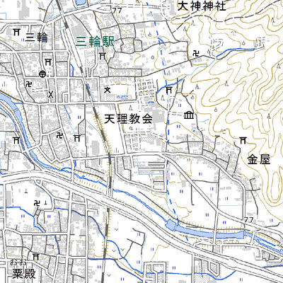 513566 桜井（さくらい Sakurai）, 地形図
